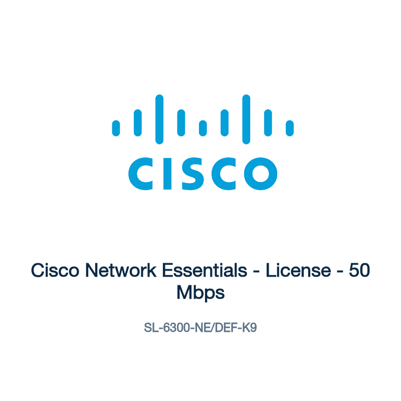 SL-6300-NE/DEF-K9: Cisco Network Essentials