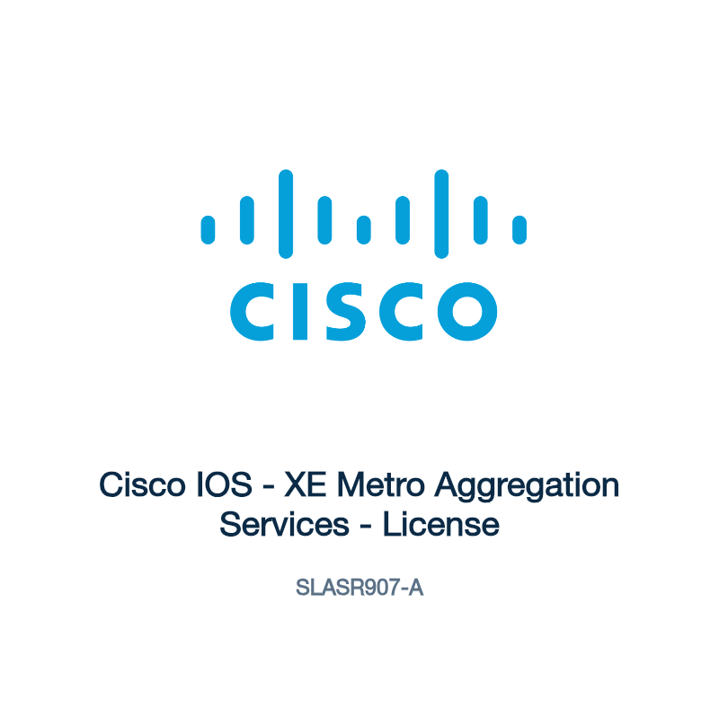 SLASR907-A: Cisco IOS - XE Metro Aggregation Services - License