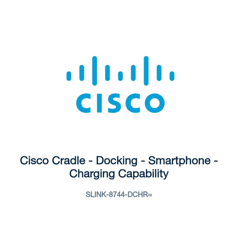 SLINK-8744-DCHR=: Cisco Cradle - Docking - Smartphone - Charging Capability