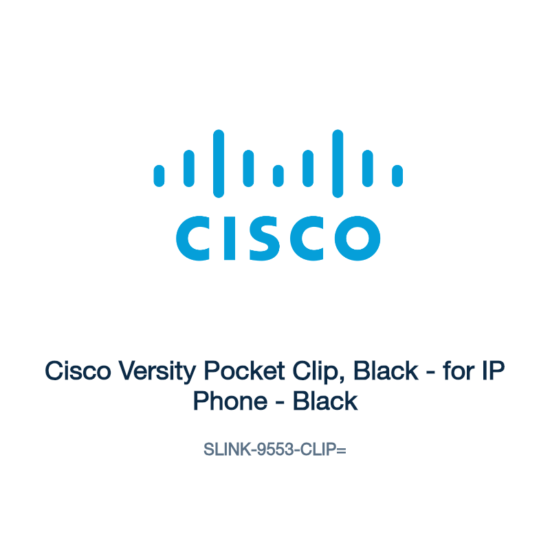 SLINK-9553-CLIP=: Cisco Versity Pocket Clip, Black