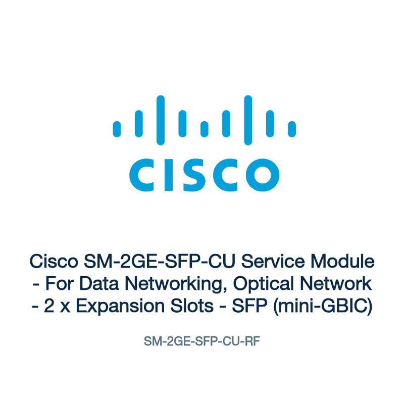 SM-2GE-SFP-CU-RF: Cisco SM-2GE-SFP-CU Service Module