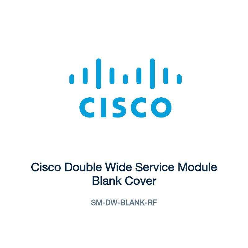 SM-DW-BLANK-RF: Cisco Double Wide Service Module Blank Cover