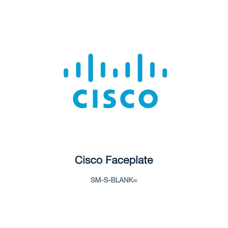 SM-S-BLANK=: Cisco Faceplate