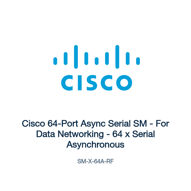 SM-X-64A-RF: Cisco 64-Port Async Serial SM