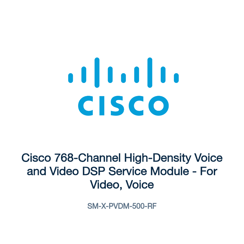 SM-X-PVDM-500-RF: Cisco 768-Channel High-Density Voice and Video DSP Service Module