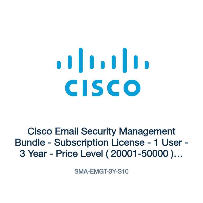 SMA-EMGT-3Y-S10: Cisco Email Security Management Bundle