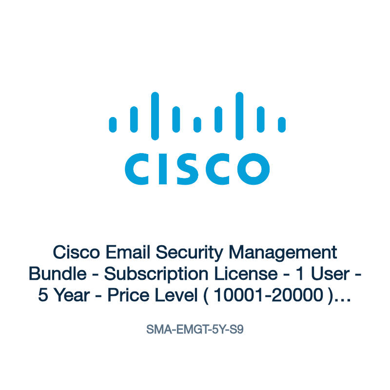 SMA-EMGT-5Y-S9: Cisco Email Security Management Bundle