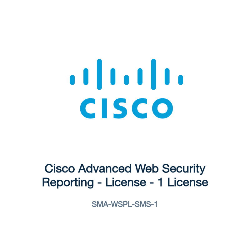 SMA-WSPL-SMS-1: Cisco Advanced Web Security Reporting
