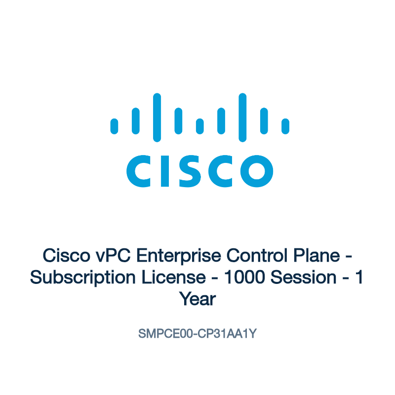 SMPCE00-CP31AA1Y: Cisco vPC Enterprise Control Plane