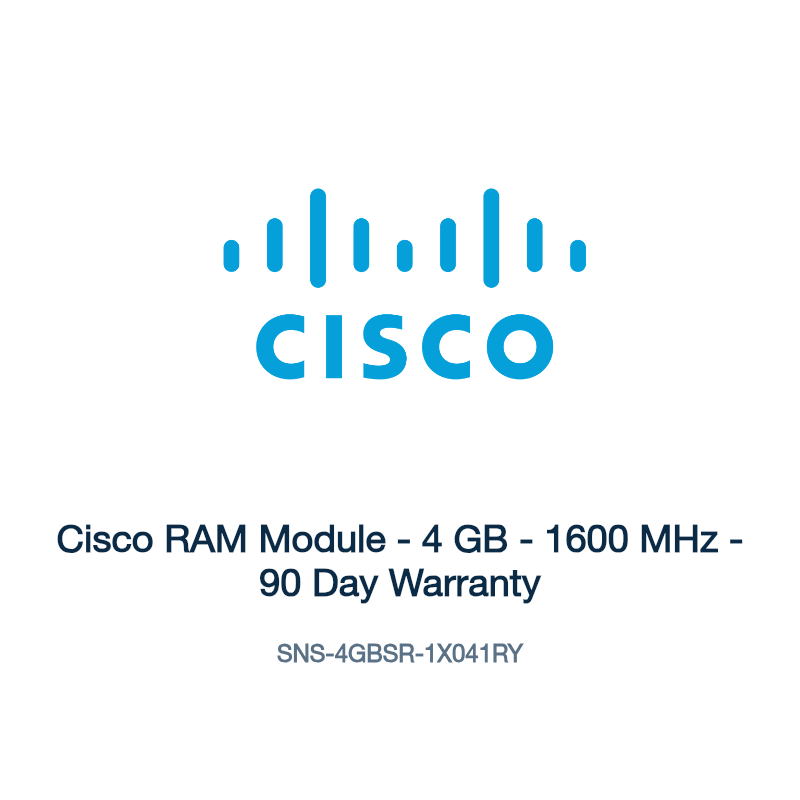 SNS-4GBSR-1X041RY: Cisco RAM Module