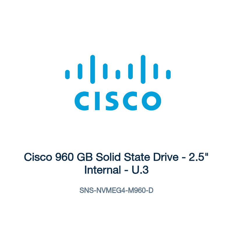 SNS-NVMEG4-M960-D: Cisco 960 GB Solid State Drive