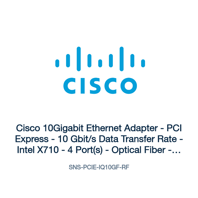 SNS-PCIE-IQ10GF-RF: Cisco 10Gigabit Ethernet Adapter