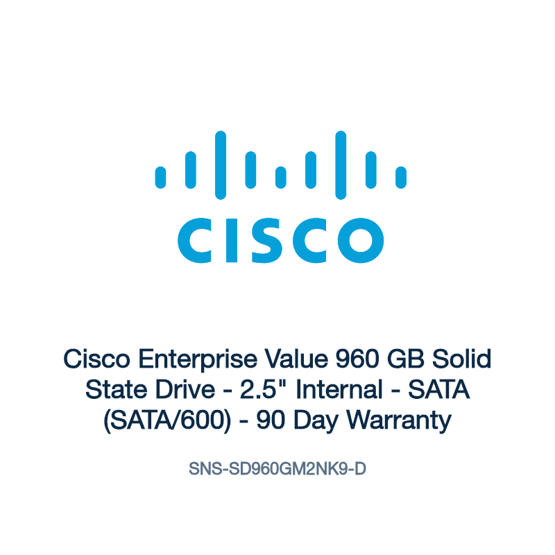 SNS-SD960GM2NK9-D: Cisco Enterprise Value 960 GB Solid State Drive
