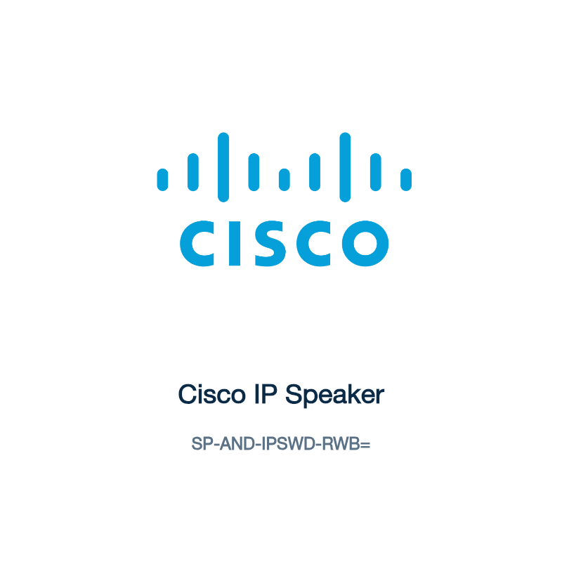SP-AND-IPSWD-RWB=: Cisco IP Speaker