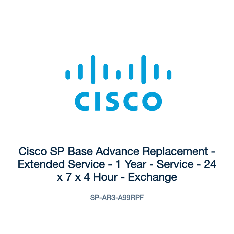 SP-AR3-A99RPF: Cisco SP Base Advance Replacement