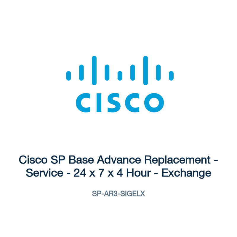SP-AR3-SIGELX: Cisco SP Base Advance Replacement