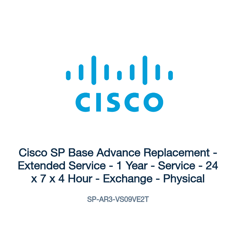 SP-AR3-VS09VE2T: Cisco SP Base Advance Replacement