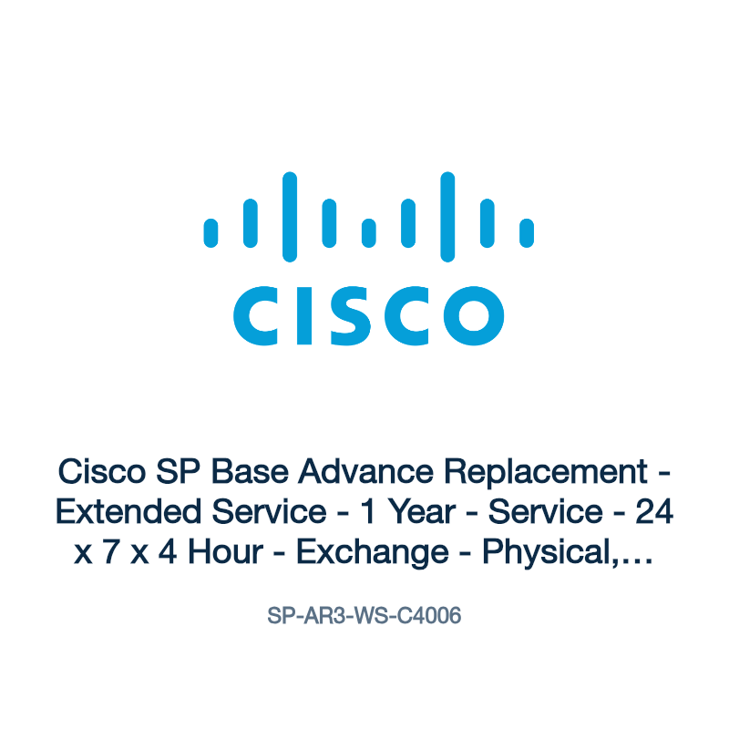 SP-AR3-WS-C4006: Cisco SP Base Advance Replacement