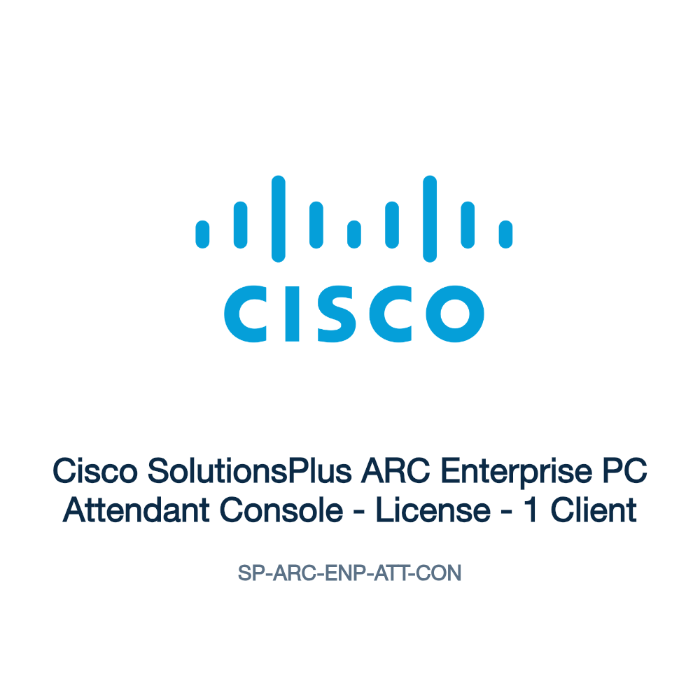 SP-ARC-ENP-ATT-CON: Cisco SolutionsPlus ARC Enterprise PC Attendant Console