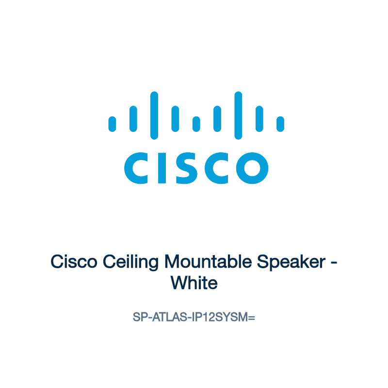 SP-ATLAS-IP12SYSM=: Cisco Ceiling Mountable Speaker