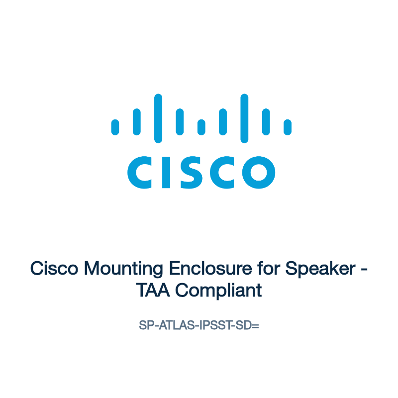 SP-ATLAS-IPSST-SD=: Cisco Mounting Enclosure for Speaker