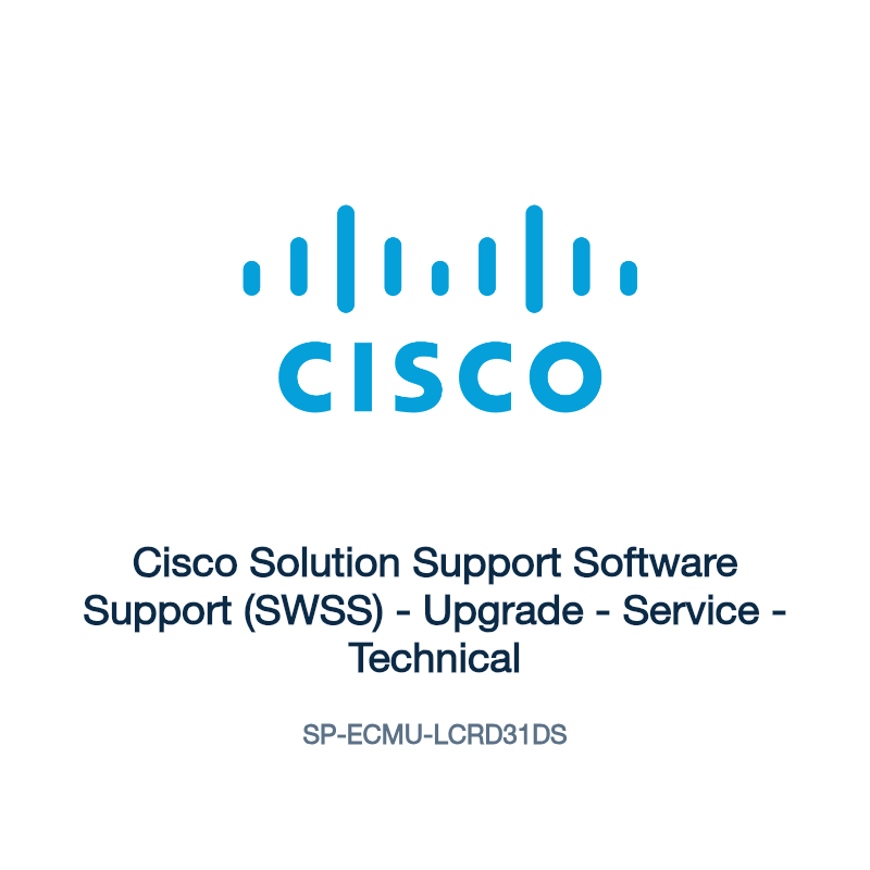 SP-ECMU-LCRD31DS: Cisco Solution Support Software Support (SWSS)