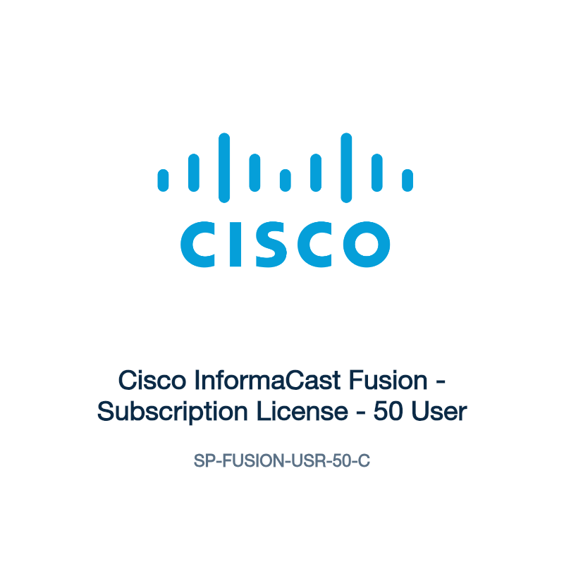 SP-FUSION-USR-50-C: Cisco InformaCast Fusion