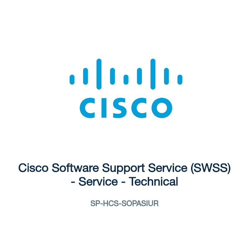 SP-HCS-SOPASIUR: Cisco Software Support Service (SWSS)