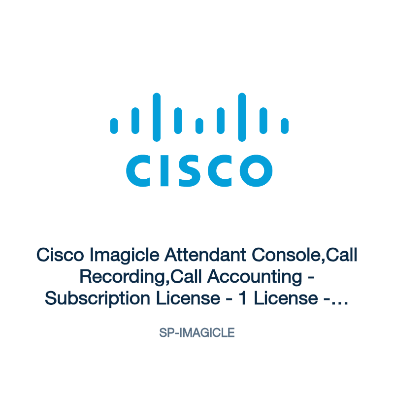 SP-IMAGICLE: Cisco Imagicle Attendant Console,Call Recording,Call Accounting