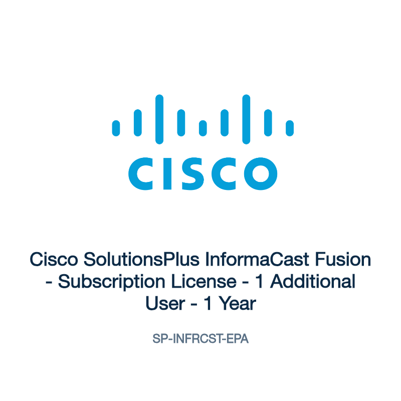 SP-INFRCST-EPA: Cisco SolutionsPlus InformaCast Fusion
