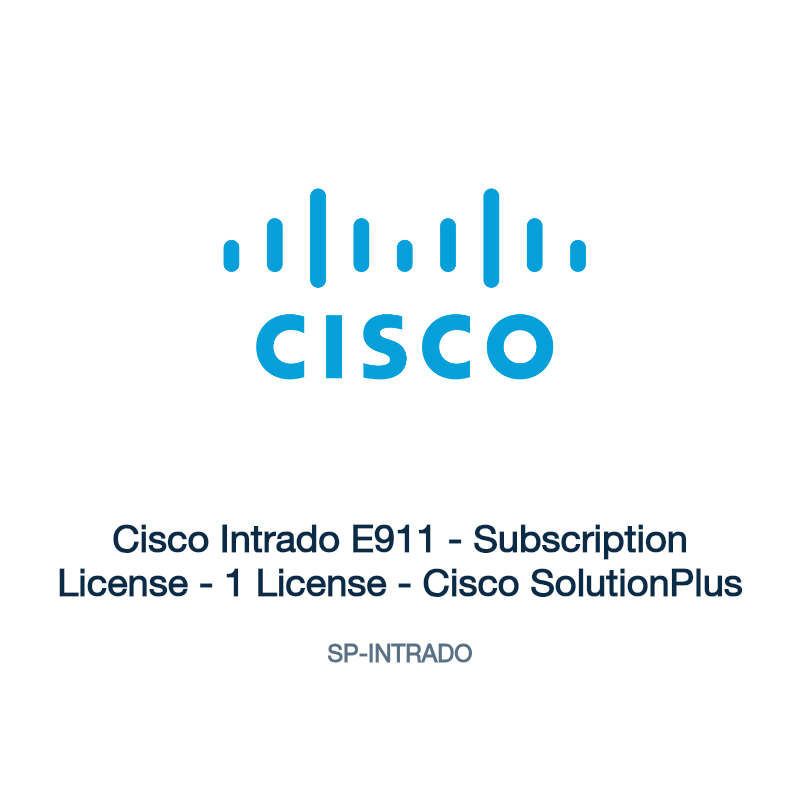 SP-INTRADO: Cisco Intrado E911