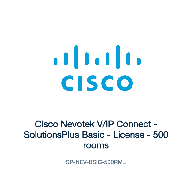 SP-NEV-BSIC-500RM=: Cisco Nevotek V/IP Connect