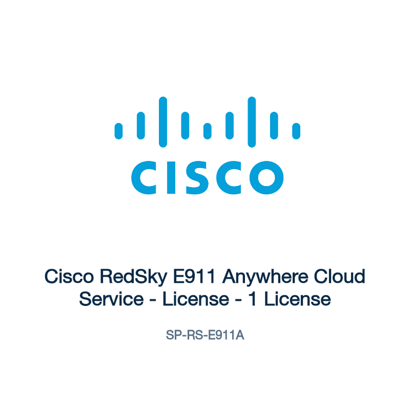 SP-RS-E911A: Cisco RedSky E911 Anywhere Cloud Service