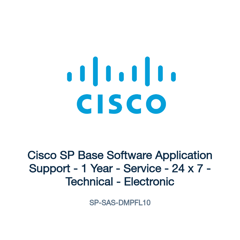 SP-SAS-DMPFL10: Cisco SP Base Software Application Support
