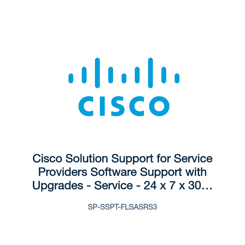SP-SSPT-FLSASRS3: Cisco Solution Support for Service Providers Software Support with