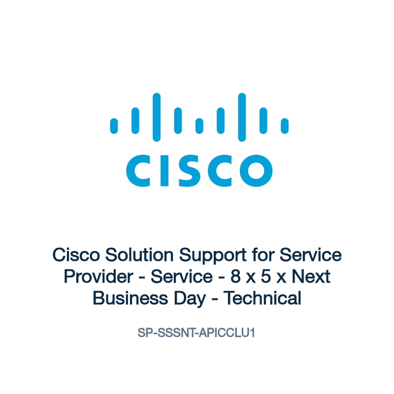 SP-SSSNT-APICCLU1: Cisco Solution Support for Service Provider