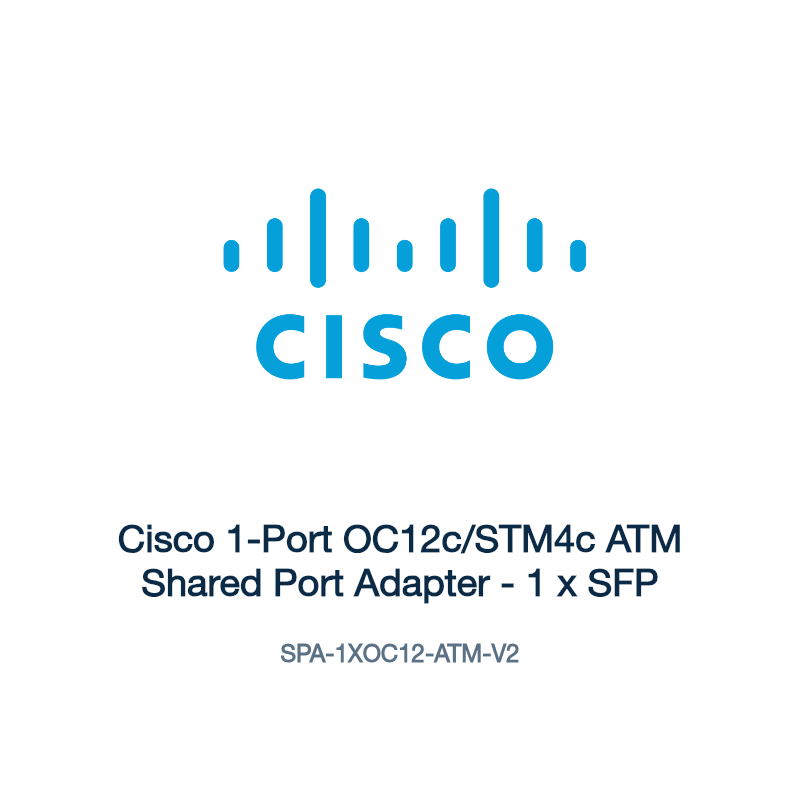 SPA-1XOC12-ATM-V2: Cisco 1-Port OC12c/STM4c ATM Shared Port Adapter
