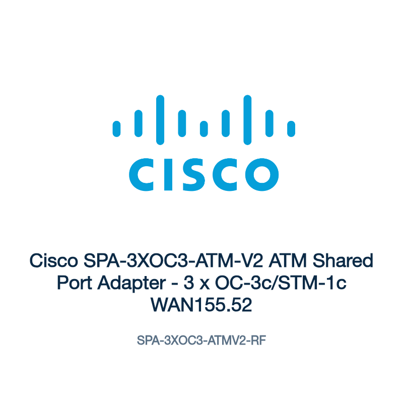 SPA-3XOC3-ATMV2-RF: Cisco SPA-3XOC3-ATM-V2 ATM Shared Port Adapter