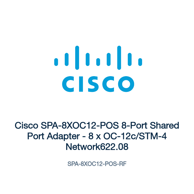 SPA-8XOC12-POS-RF: Cisco SPA-8XOC12-POS 8-Port Shared Port Adapter