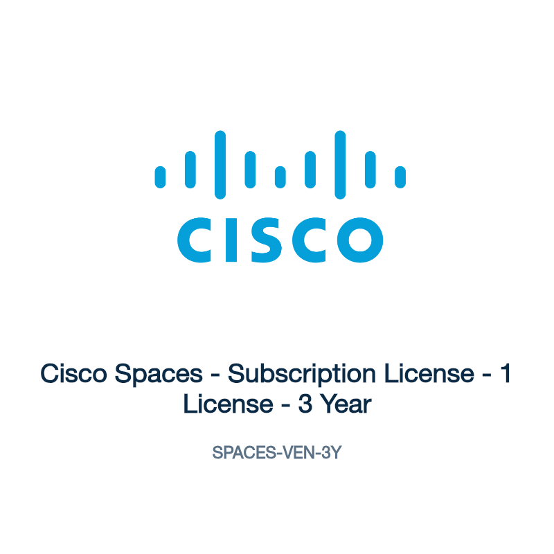 SPACES-VEN-3Y: Cisco Spaces - Subscription License - 1 License - 3 Year