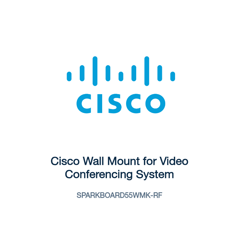 SPARKBOARD55WMK-RF: Cisco Wall Mount for Video Conferencing System
