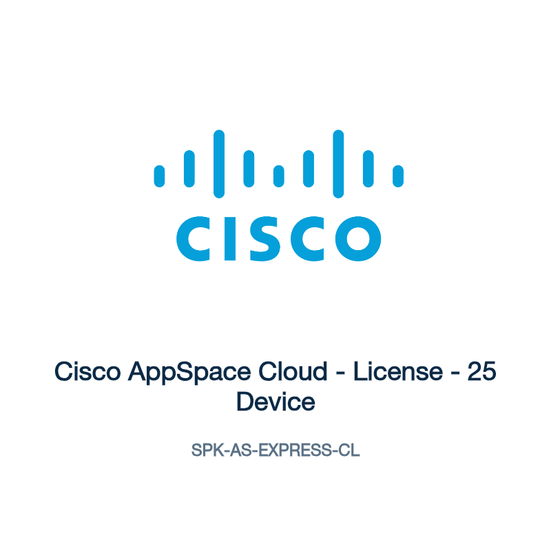 SPK-AS-EXPRESS-CL: Cisco AppSpace Cloud