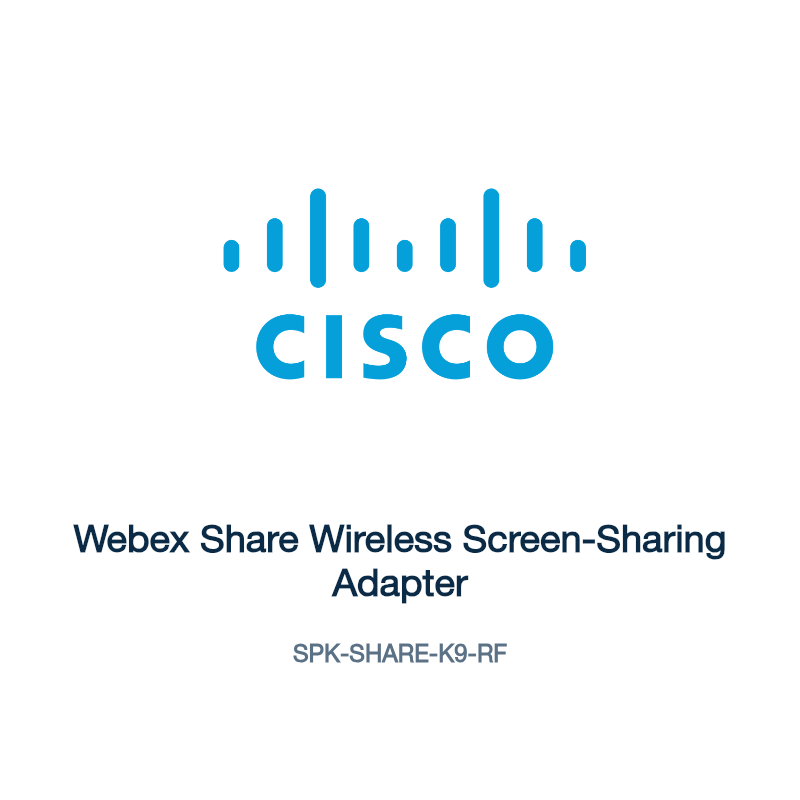 SPK-SHARE-K9-RF: Webex Share Wireless Screen-Sharing Adapter