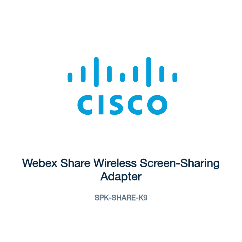 SPK-SHARE-K9: Webex Share Wireless Screen-Sharing Adapter