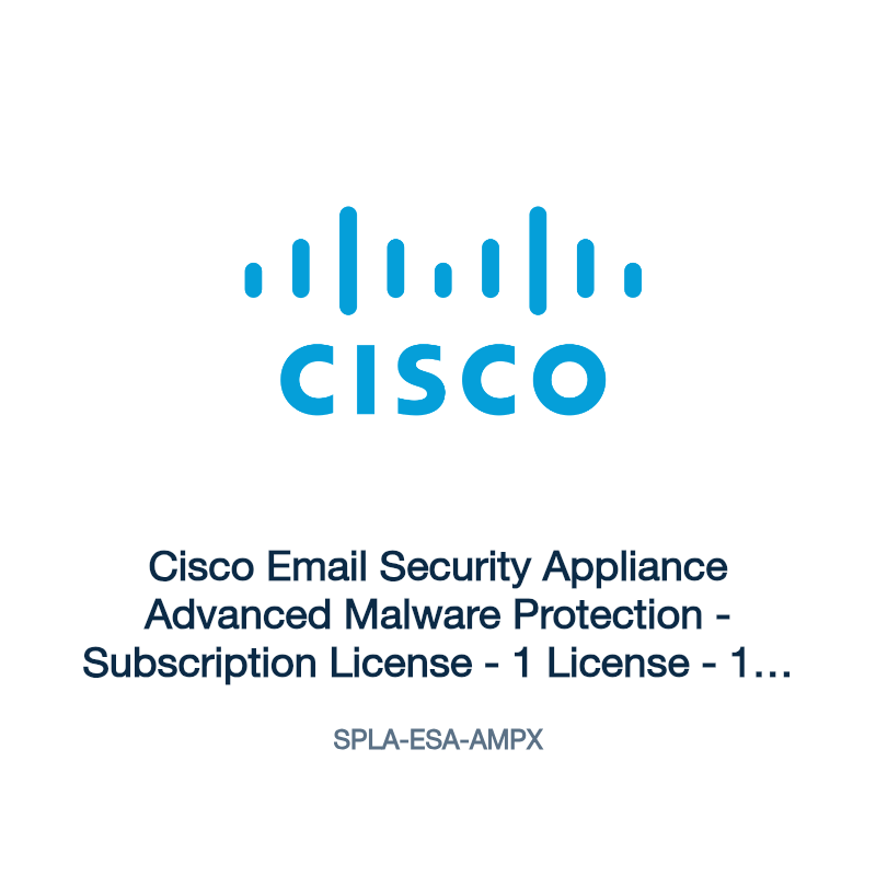 SPLA-ESA-AMPX: Cisco Email Security Appliance Advanced Malware Protection