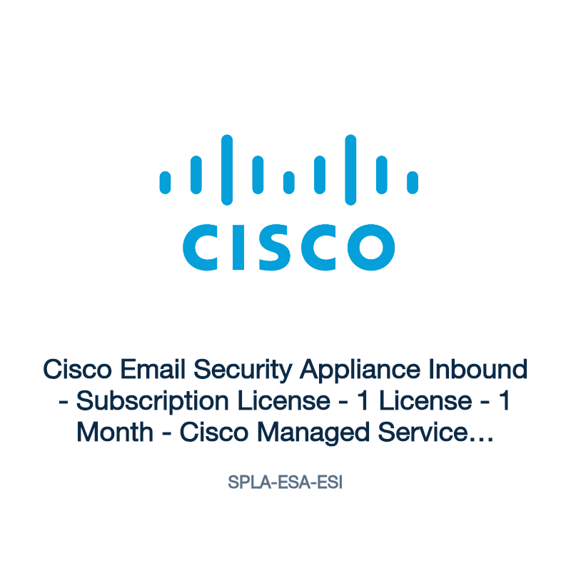 SPLA-ESA-ESI: Cisco Email Security Appliance Inbound