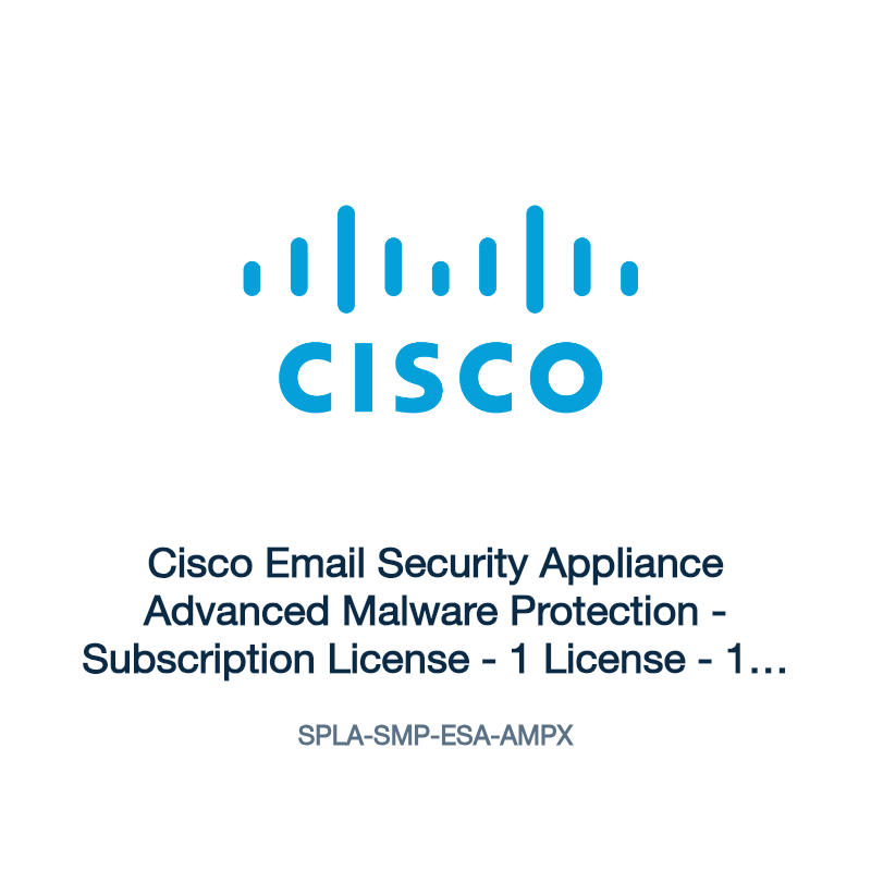 SPLA-SMP-ESA-AMPX: Cisco Email Security Appliance Advanced Malware Protection