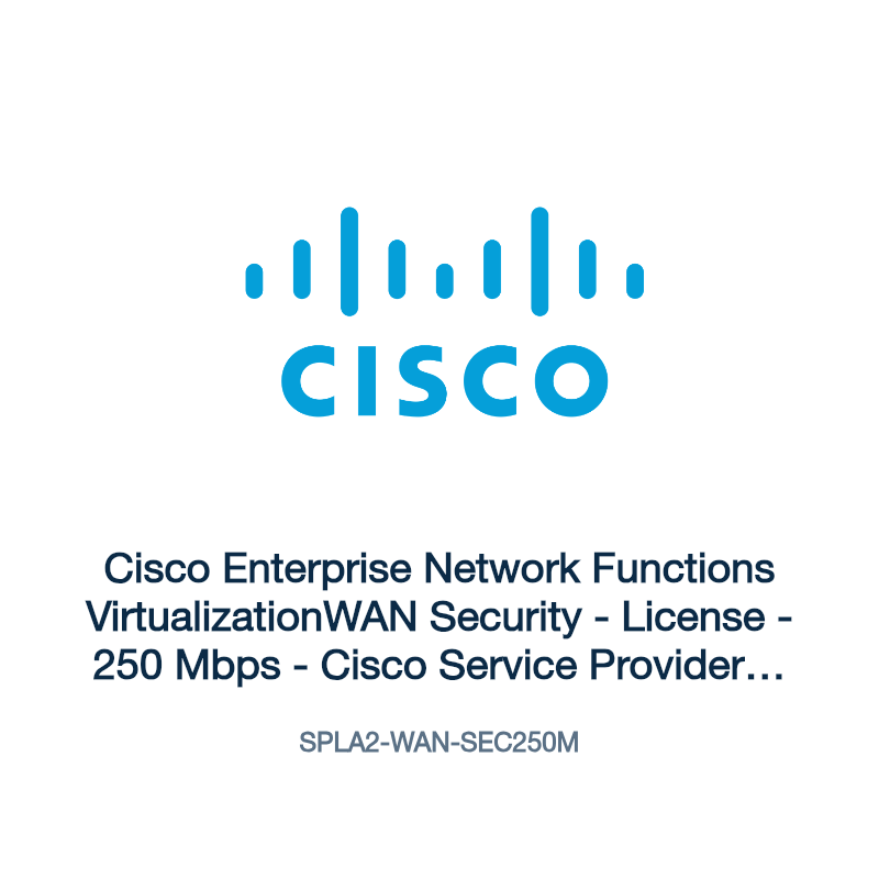 SPLA2-WAN-SEC250M: Cisco Enterprise Network Functions VirtualizationWAN Security