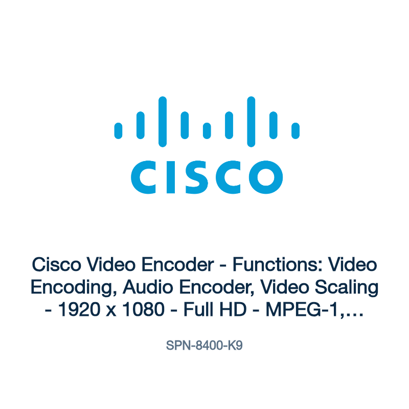 SPN-8400-K9: Cisco Video Encoder
