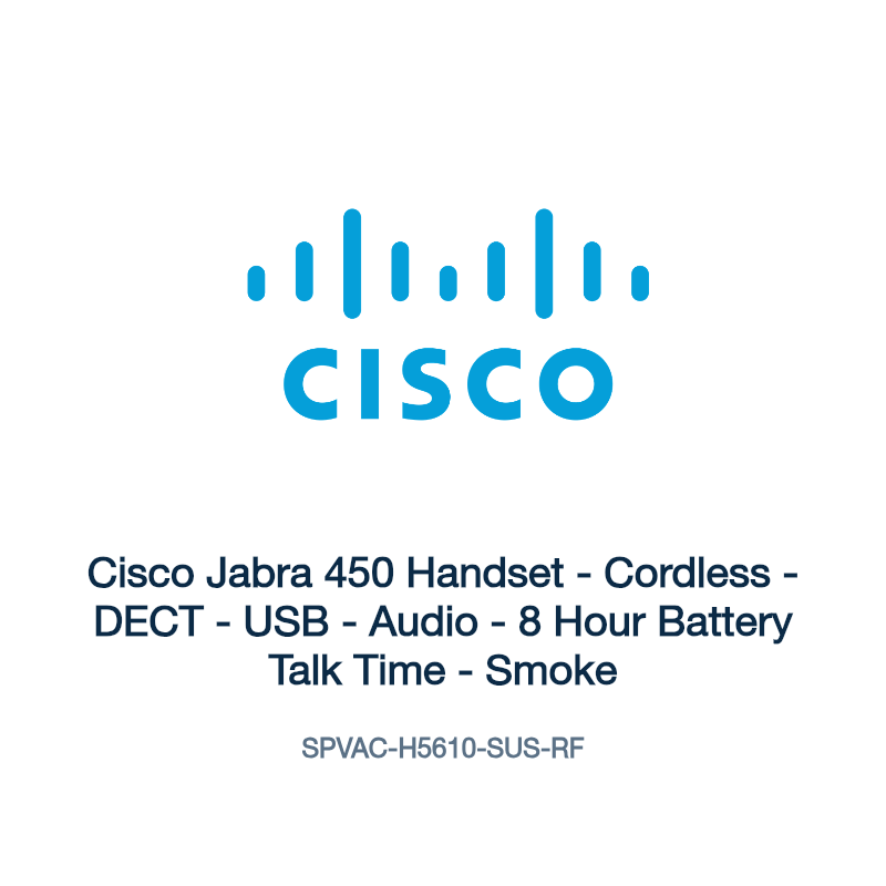 SPVAC-H5610-SUS-RF: Cisco Jabra 450 Handset